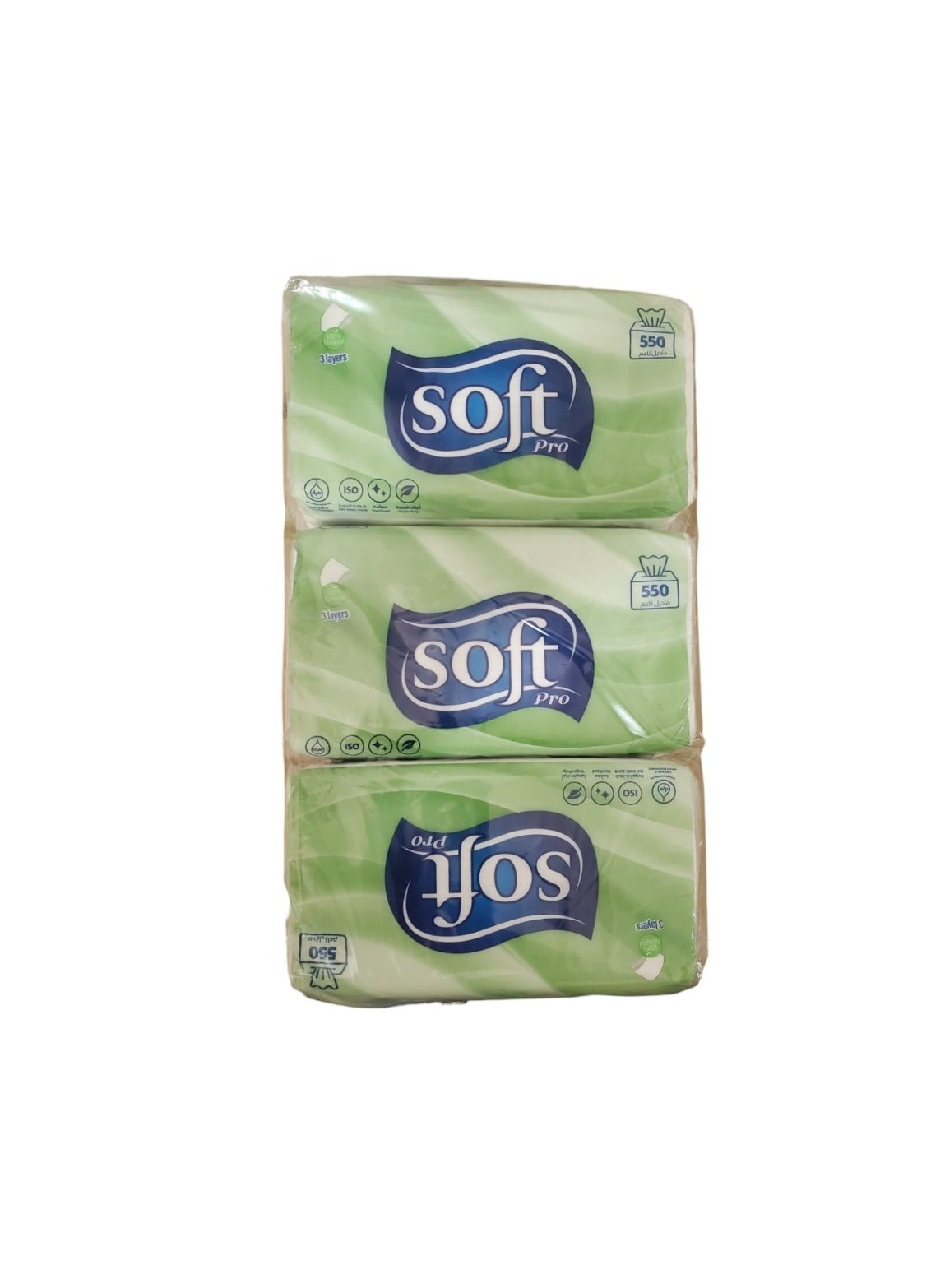 Soft Pro Paper Towel – 550 Sheets per Roll, Ultra Soft, Strong, Absorbent, Eco-Friendly Household Tissue