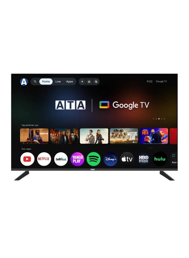 65" Smart Google TV Frameless 4K