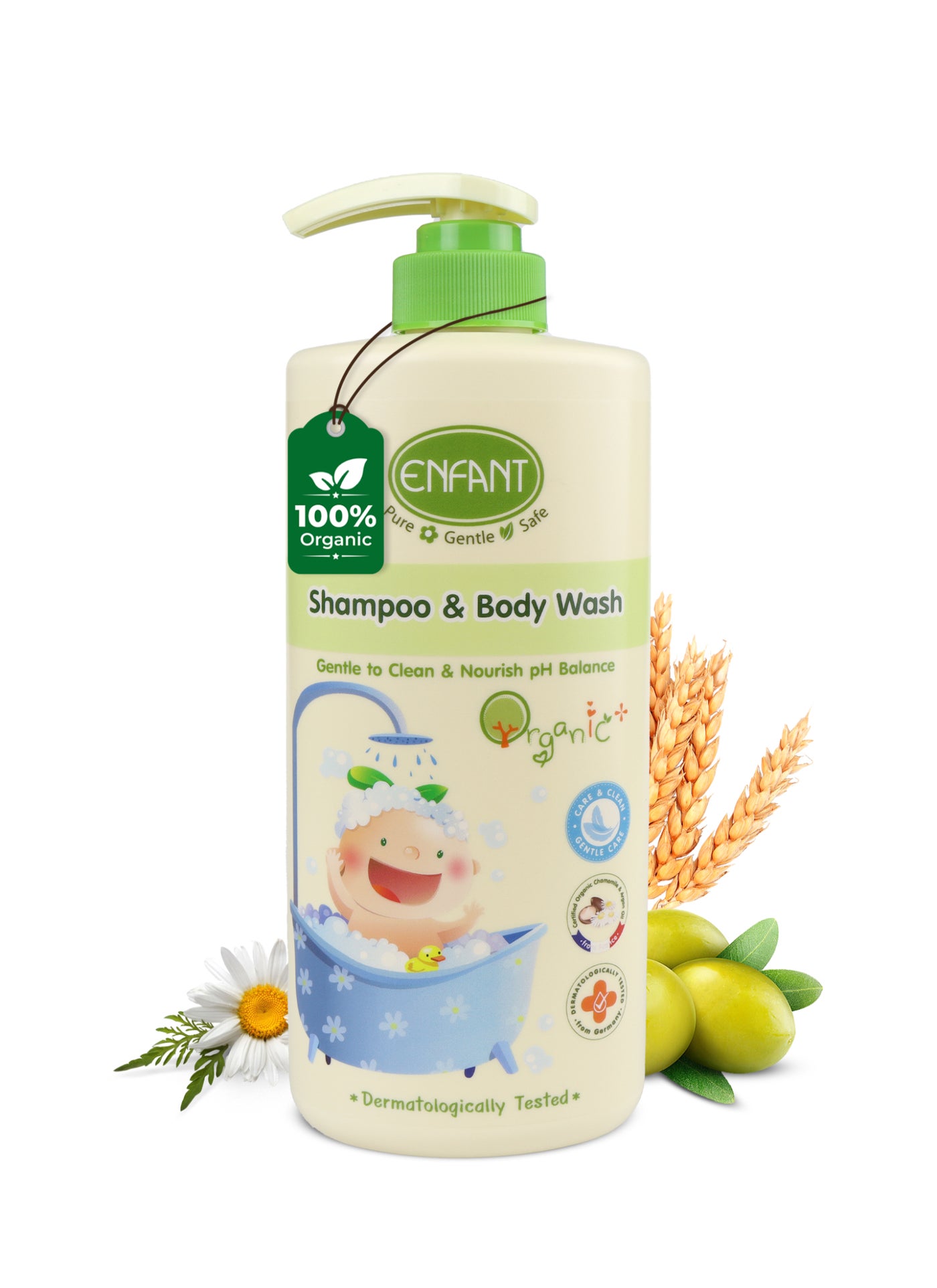 Organic Plus Baby Shampoo And Body Wash