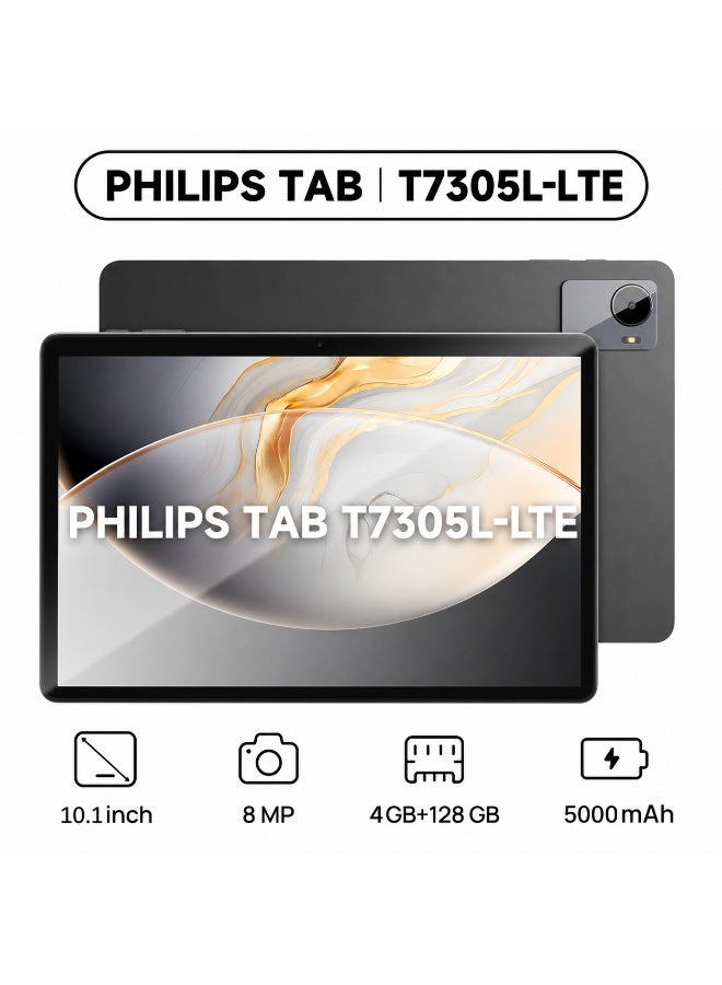 Philips T7305L Tablet 10.1-Inch Grey 4GB RAM 128GB LTE - International Version