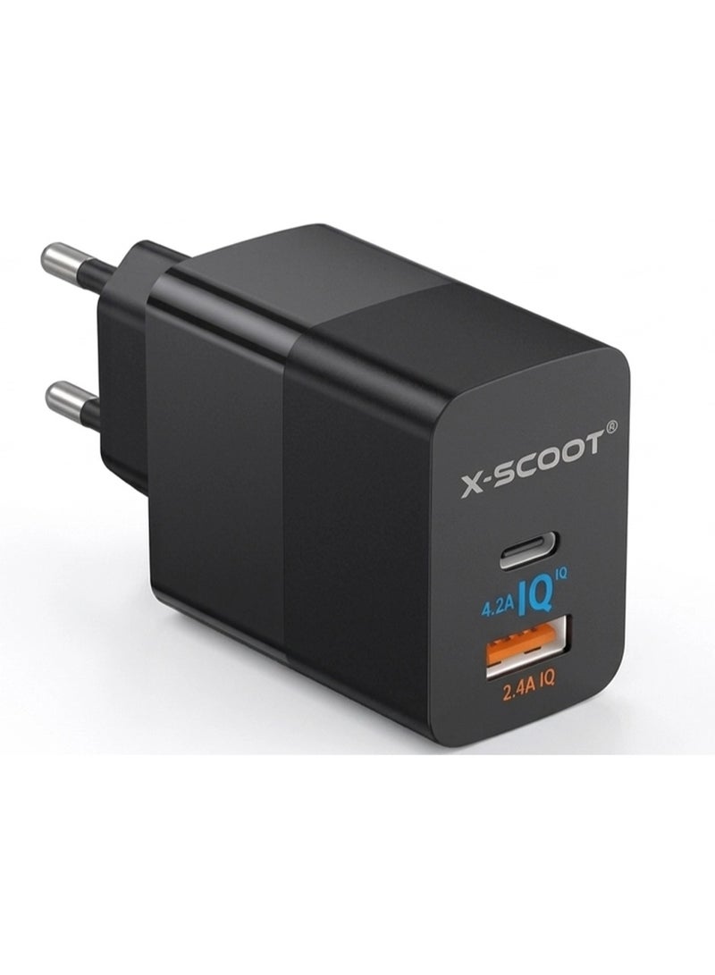45W GaN Super Fast Charger PD + QC – Powerful, Safe & Efficient Charging for All Your Devices Compact Travel-Friendly Power Adapter with Advanced Protection & Universal Compatibility