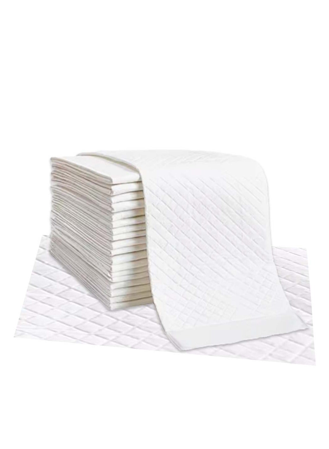 Pack Of 30 Disposable Changing Mats, White, 60 CM X 45 CM