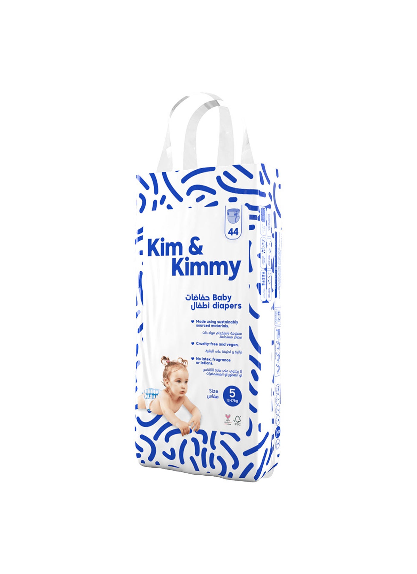 Baby Size 5 Diapers 12 To 17Kg