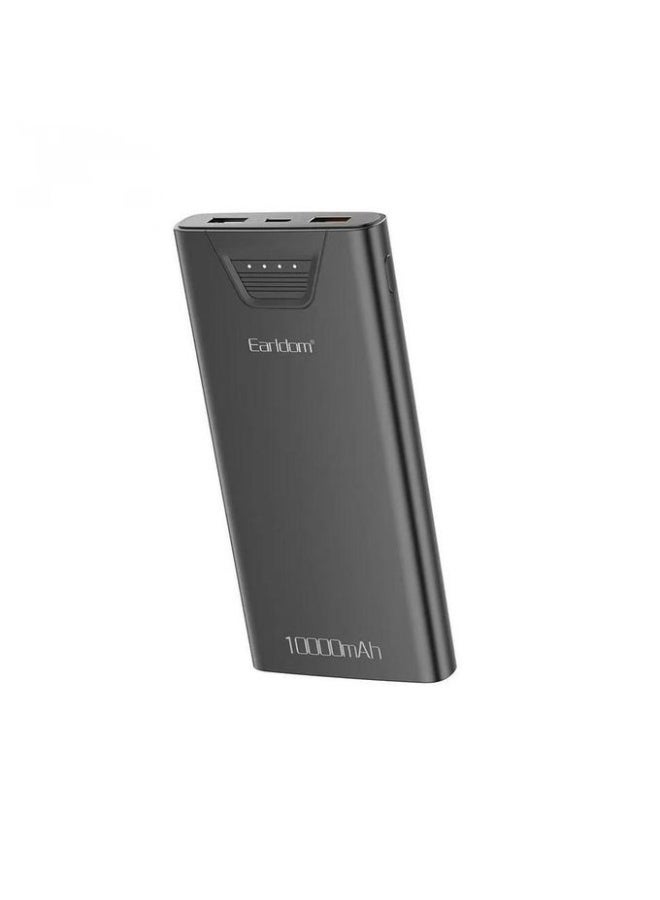 Earldom ET-PB68 10000mAh Power Bank, Dual USB Portable Charger with LED Digital Display, External Battery Pack for Smartphones and USB Devices