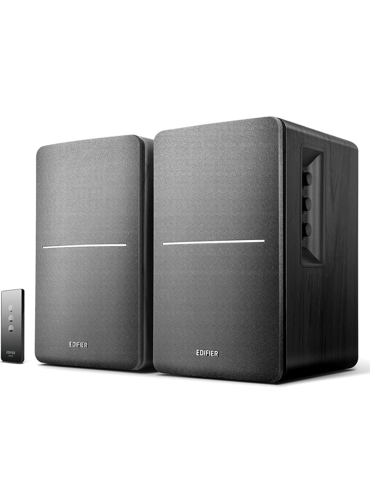 Edifier R1280T Powered Bookshelf Speakers - 2.0 Active Near Field Studio Monitor, Black, 42 Watts RMS
