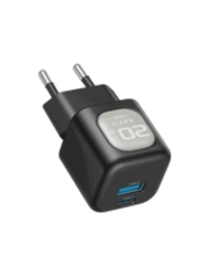 HAVIT UC220 Mobile series GaN - 20W Travel Charger - Black
