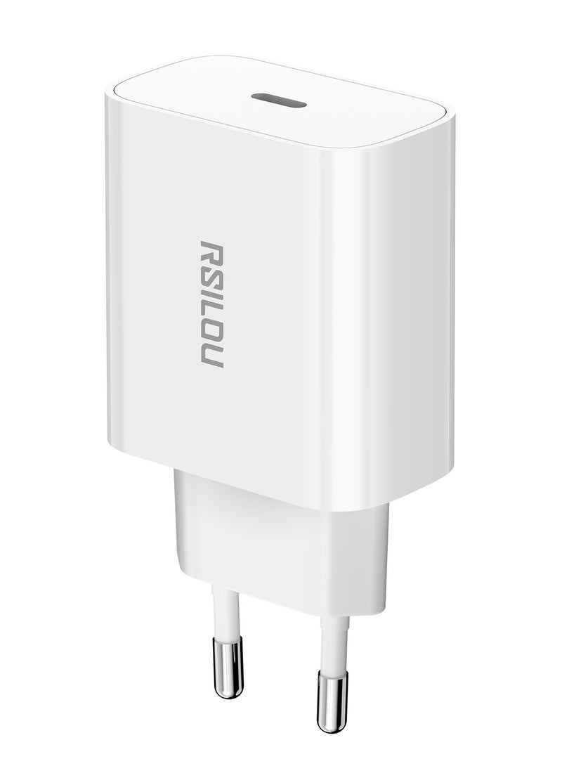 R4252-001 30W USB-C Super Fast Charger, Power and Efficiency Redefined, GaN, PPS Support, Supports apple and all smartphones, tablets, Bluetooth headphones, and more, MultiProtect Protection