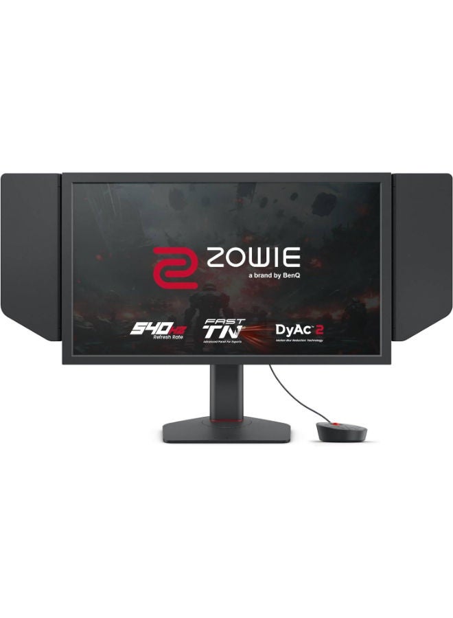BenQ Zowie XL2586X 24.1" FHD 540Hz Esports Gaming Monitor, Fast TN 0.5ms, Motion Clarity DyAc2, XL Setting to Share, S Switch, Shielding Hood, Precise Industrial Grade Bearing, Black