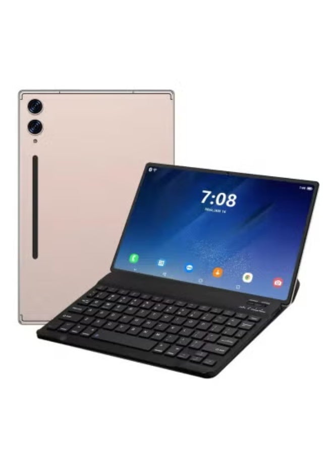 AIR TAB S10 Ultra 5G Android Tablet 10.1” Display, 16GB RAM, 1TB Storage, 10000mAh Battery, Wireless Arabic Keyboard, Wi-Fi & SIM, High-Speed Performance, Gold – Work, Study & Entertainment
