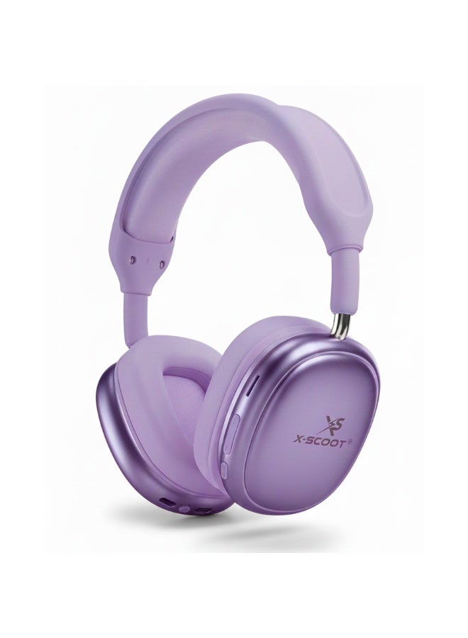 XS-655 Wireless Bluetooth Headphones, 40mm Deep Bass Drivers, Hands-Free Calls, TF Card & 3.5mm AUX, Extra Soft Cushions, 24H Playtime, USB-C Charging