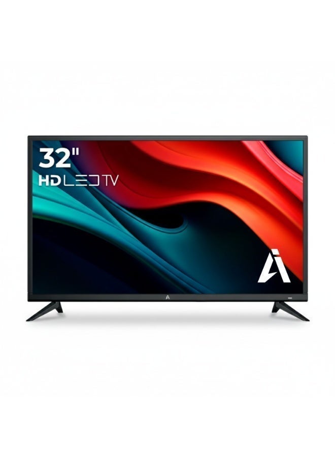 32-Inch LED TV HD with IPS Panel – 2 HDMI, 2 USB, AV & PC Input