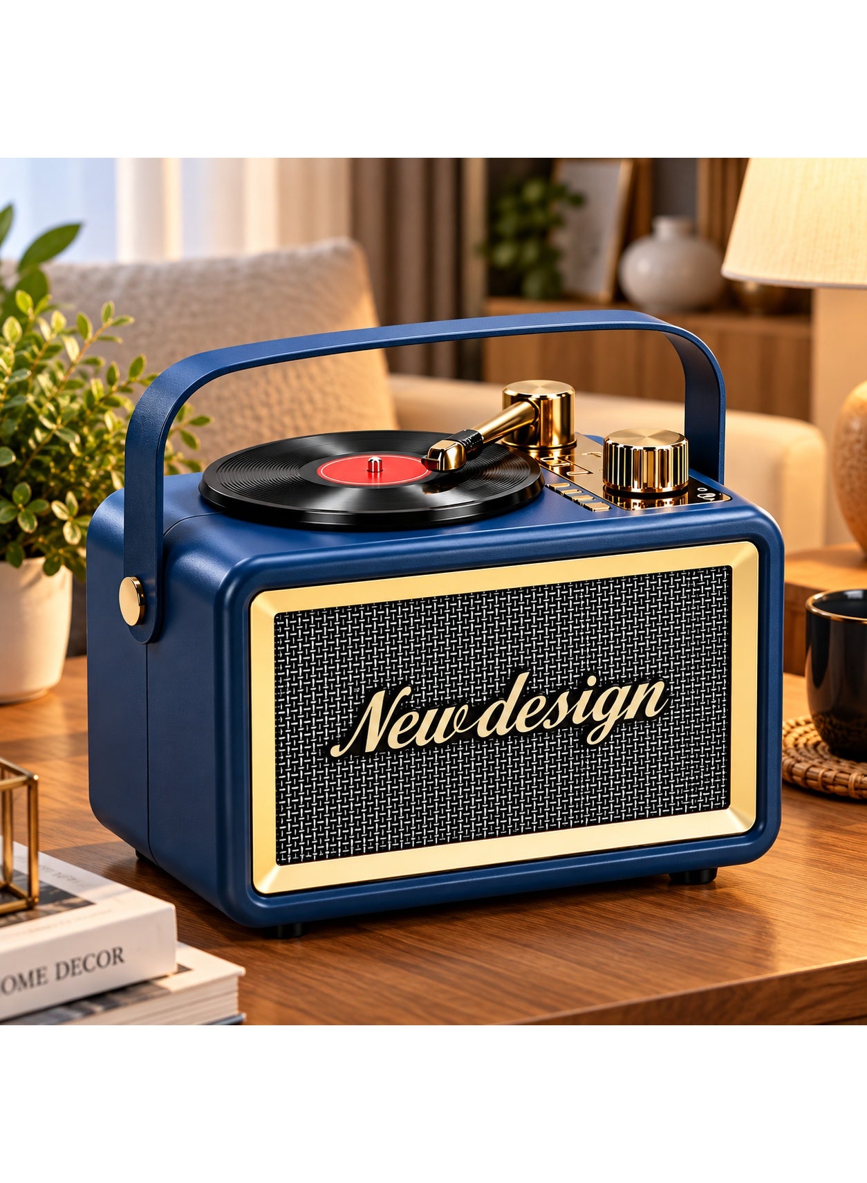 Feexot FX-2531B Portable Vintage Radio With Bluetooth Speaker, FM Radio, USB, TF Card & AUX – Multicolor
