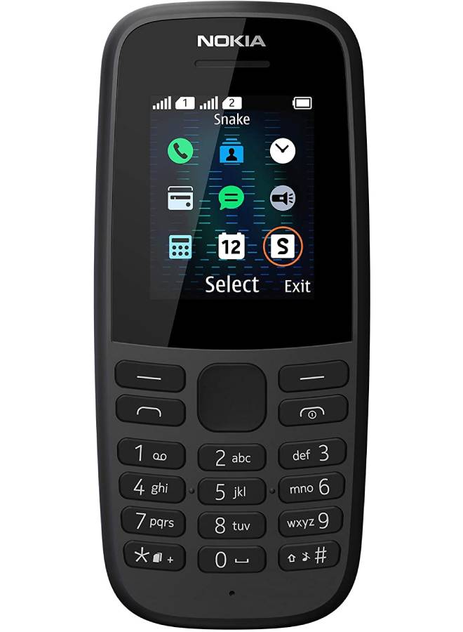 105 Dual SIM Black  4MB 4G