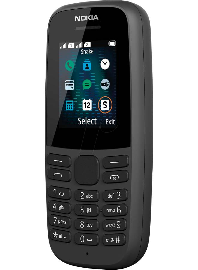 105 Dual SIM Black  4MB 4G