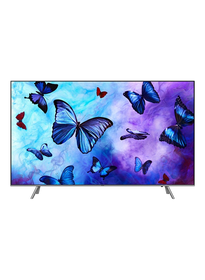 55" Q6F QLED 4K Smart TV, Q4 Lite Processor, Quantum Dot, AirSlim Design, Tizen OS – QA55Q6FAAUXEG QA55Q6FNA Silver