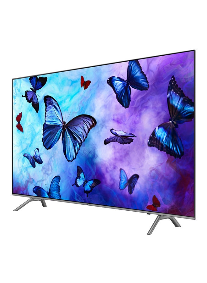 55" Q6F QLED 4K Smart TV, Q4 Lite Processor, Quantum Dot, AirSlim Design, Tizen OS – QA55Q6FAAUXEG QA55Q6FNA Silver