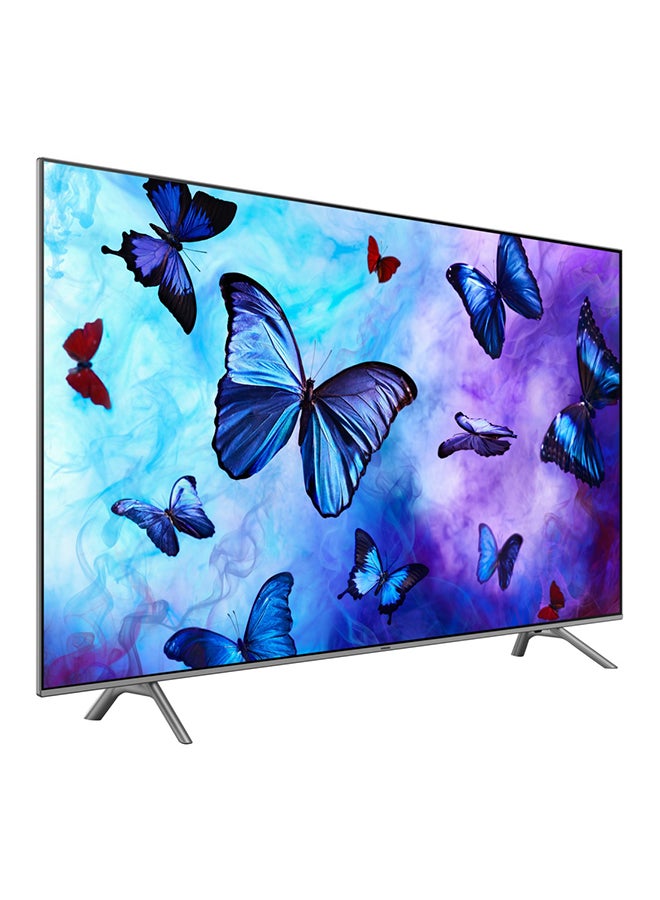 55" Q6F QLED 4K Smart TV, Q4 Lite Processor, Quantum Dot, AirSlim Design, Tizen OS – QA55Q6FAAUXEG QA55Q6FNA Silver