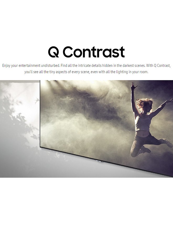 55" Q6F QLED 4K Smart TV, Q4 Lite Processor, Quantum Dot, AirSlim Design, Tizen OS – QA55Q6FAAUXEG QA55Q6FNA Silver