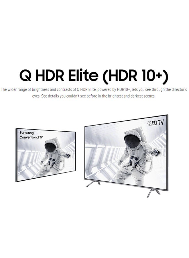 55" Q6F QLED 4K Smart TV, Q4 Lite Processor, Quantum Dot, AirSlim Design, Tizen OS – QA55Q6FAAUXEG QA55Q6FNA Silver
