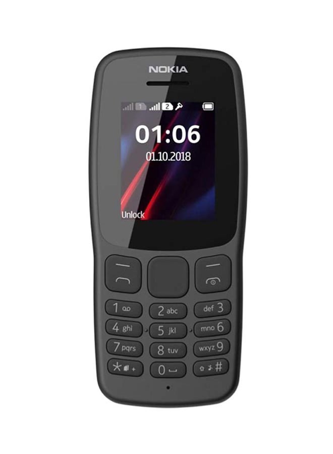 106 Dual SIM Black / Dark Grey 4MB RAM 2G