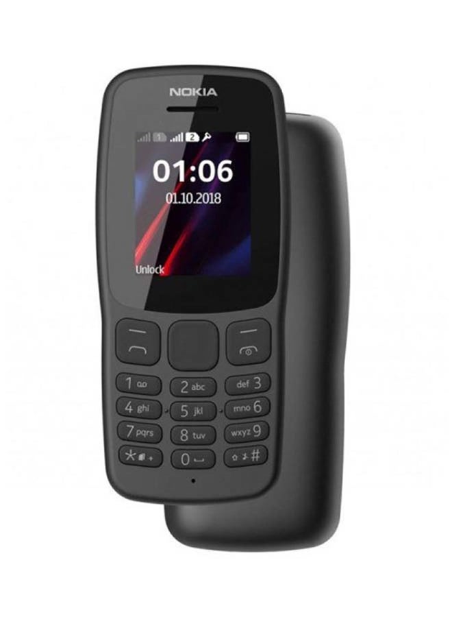 106 Dual SIM Black / Dark Grey 4MB RAM 2G