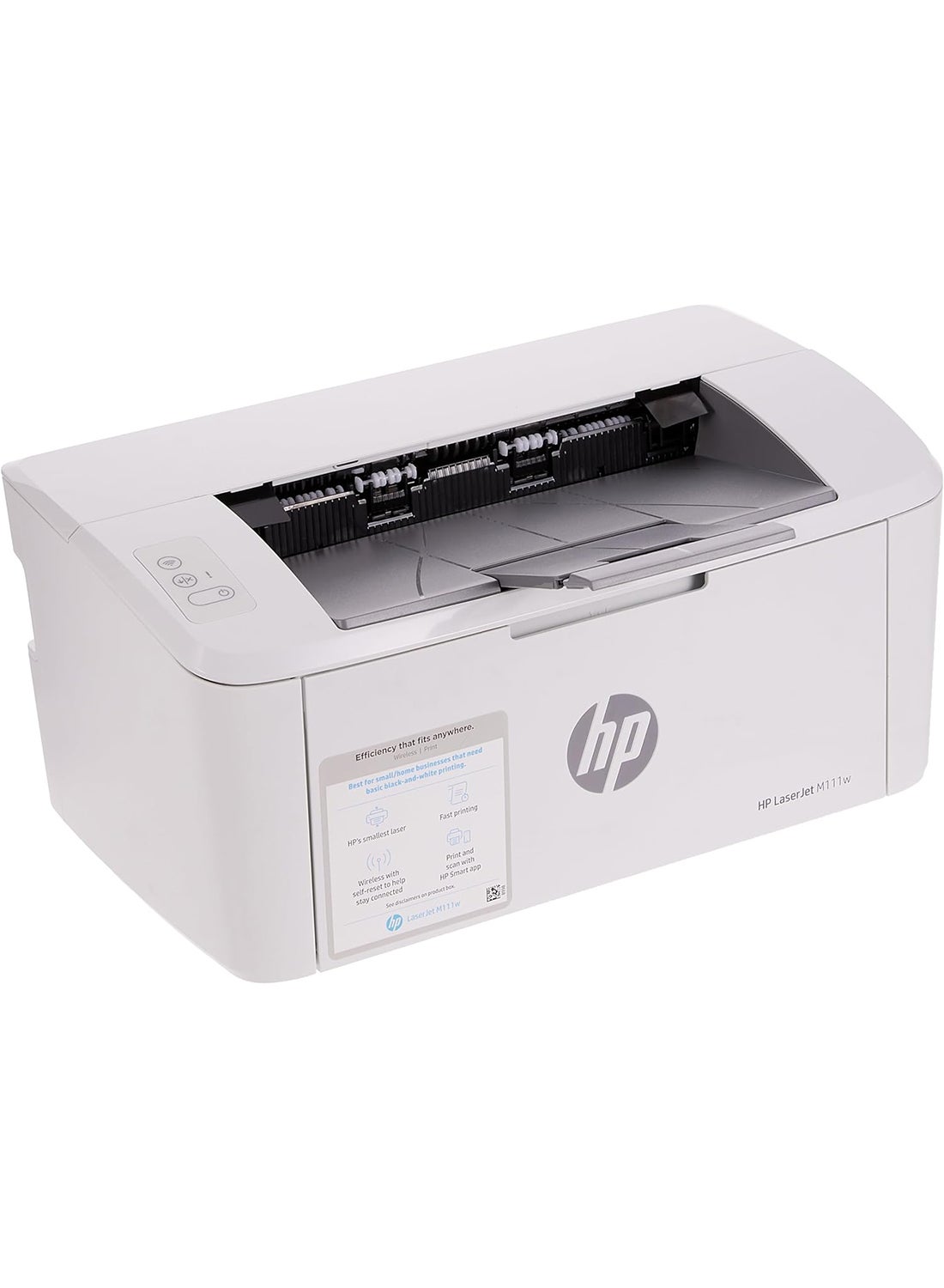 LaserJet M111w Black & White Multifunction Localization Printer, Print Speed Up To 20 ppm, 100 Sheets Output Capacity, 8000 Pages Monthly Cycle, USB / Wireless Connectivity and Perfect For Home | 7Md68A - White