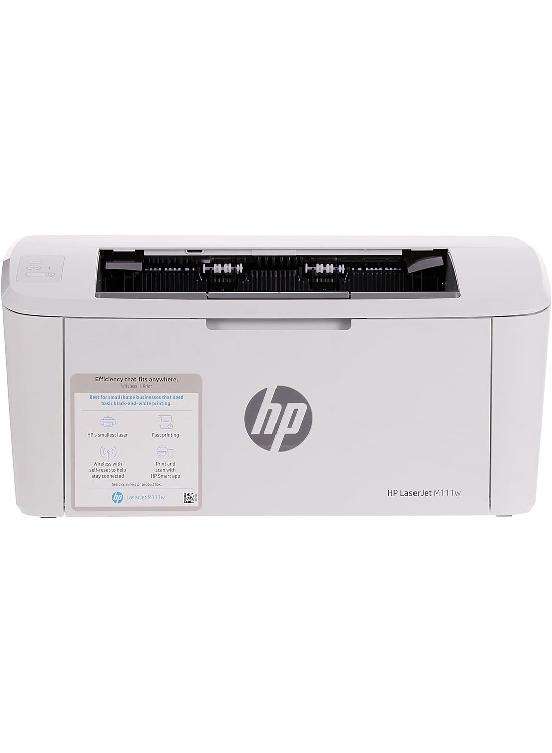 LaserJet M111w Black & White Multifunction Localization Printer, Print Speed Up To 20 ppm, 100 Sheets Output Capacity, 8000 Pages Monthly Cycle, USB / Wireless Connectivity and Perfect For Home | 7Md68A - White