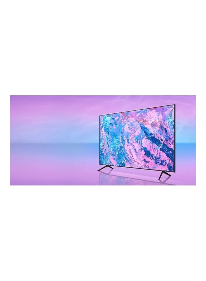 55" Crystal UHD 4K Smart TV, Crystal Processor 4K, PurColor, HDR 10+, Tizen OS(2023),Black – UA55CU7000UXTW 55CU7000 Titan Gray
