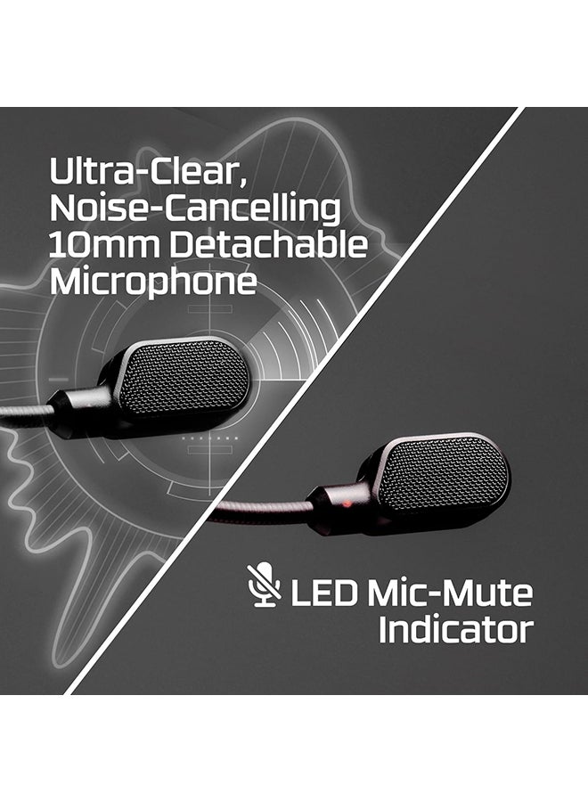 HyperX Cloud III Wired Gaming Headset, For PC / PS5 / PS4 / Xbox Series, Angled 53mm Drivers, Noise Cancelling, With LED Mic Mute Indicator, 10Hz-21kHz Frequency Response, Black/Red | 727A9AA