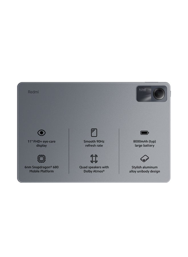 Redmi Pad SE 11-Inch FHD Plus Display Graphite Gray 8GB RAM 128GB Wi-Fi - Global Version