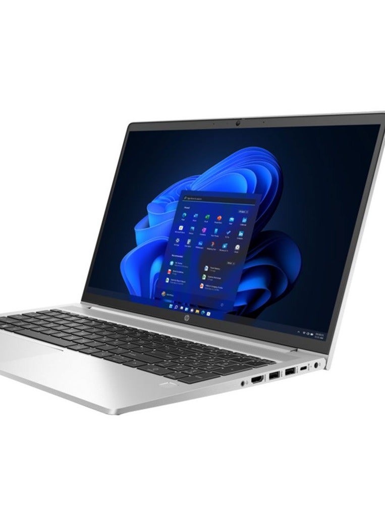 HP ProBook 450 G9 - Intel® Core™ i7-1255U - 8GB - 512GB SSD - NVIDIA GeForce MX570 - 15.6" HD - English/Arabic Silver Aluminum