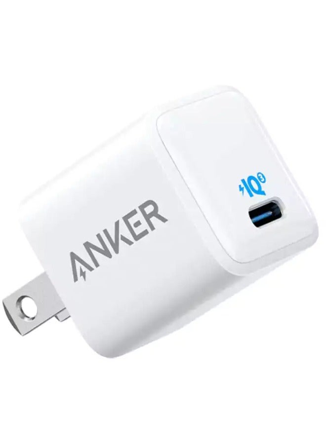 Anker PowerPort III Nano 20W USB-C Adapter Wall Charger PIQ3 - A2633