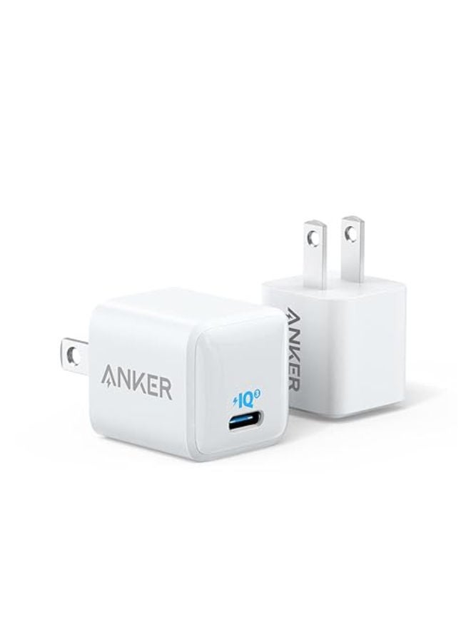 Anker PowerPort III Nano 20W USB-C Adapter Wall Charger PIQ3 - A2633