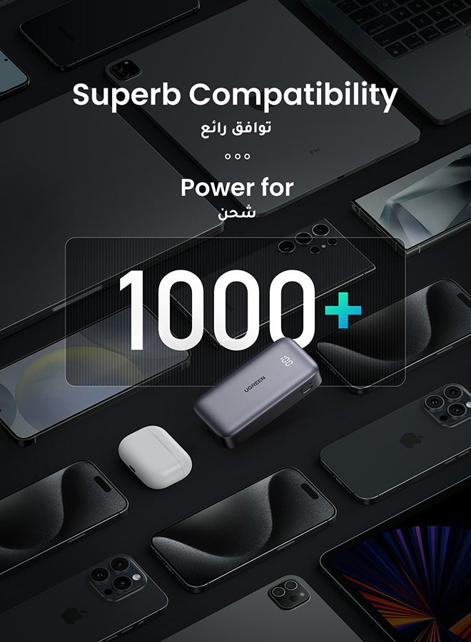 10000 mAh 10000 mAh Power Bank 30W iPhone Portable Charger USB C Fast Charging High Speed Power Bank Smaller Battery Pack Compatible With iPhone 18 Pro, iPhone 18 Pro Max, iPhone Duo, iPhone 17 16 Series Galaxy S26 S25 Ultra iPad Pro AirPods Etc - 10000mAh 30W 10000mAh 30W
