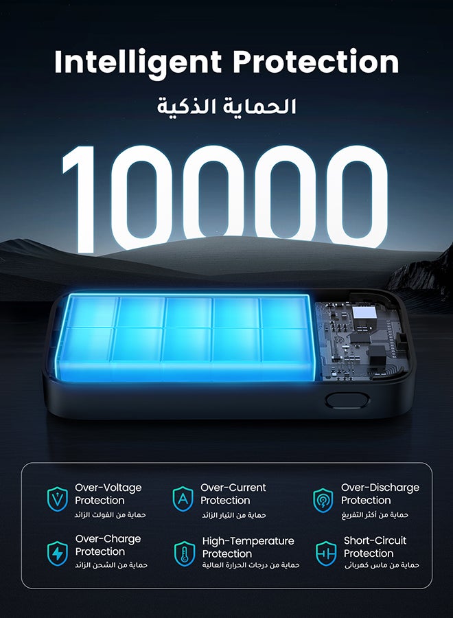10000 mAh 10000 mAh Power Bank 30W iPhone Portable Charger USB C Fast Charging High Speed Power Bank Smaller Battery Pack Compatible With iPhone 18 Pro, iPhone 18 Pro Max, iPhone Duo, iPhone 17 16 Series Galaxy S26 S25 Ultra iPad Pro AirPods Etc - 10000mAh 30W 10000mAh 30W