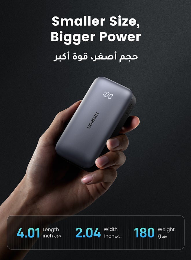 10000 mAh 10000 mAh Power Bank 30W iPhone Portable Charger USB C Fast Charging High Speed Power Bank Smaller Battery Pack Compatible With iPhone 18 Pro, iPhone 18 Pro Max, iPhone Duo, iPhone 17 16 Series Galaxy S26 S25 Ultra iPad Pro AirPods Etc - 10000mAh 30W 10000mAh 30W