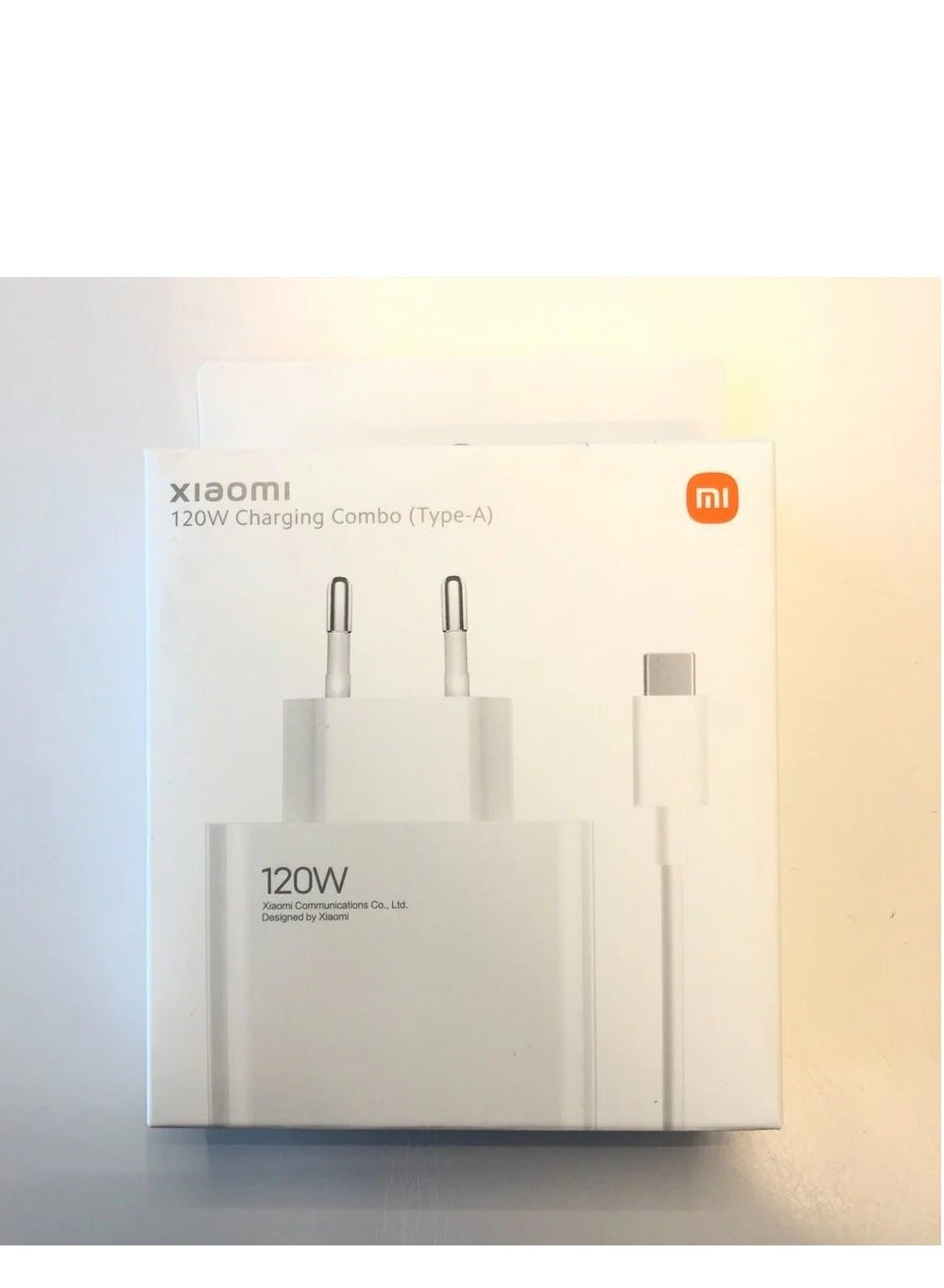 120W Charging Combo (Type-A)  Fast Charger White