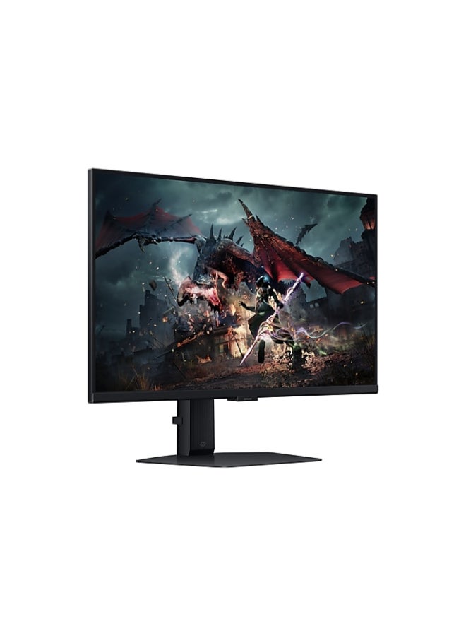 27" Inch Odyssey G5 DG502 Gaming Monitor, 2K QHD IPS Display, 180Hz Refresh Rate, 1ms (GtG) Response Time, AMD FreeSync Technology, 16.7m - LS27DG502EMXUE | Black