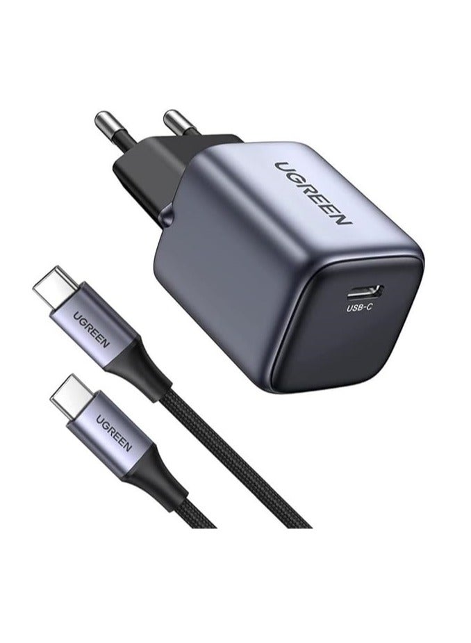 Nexode 30W USB-C PD GaN Fast Charger EU - Space Gray