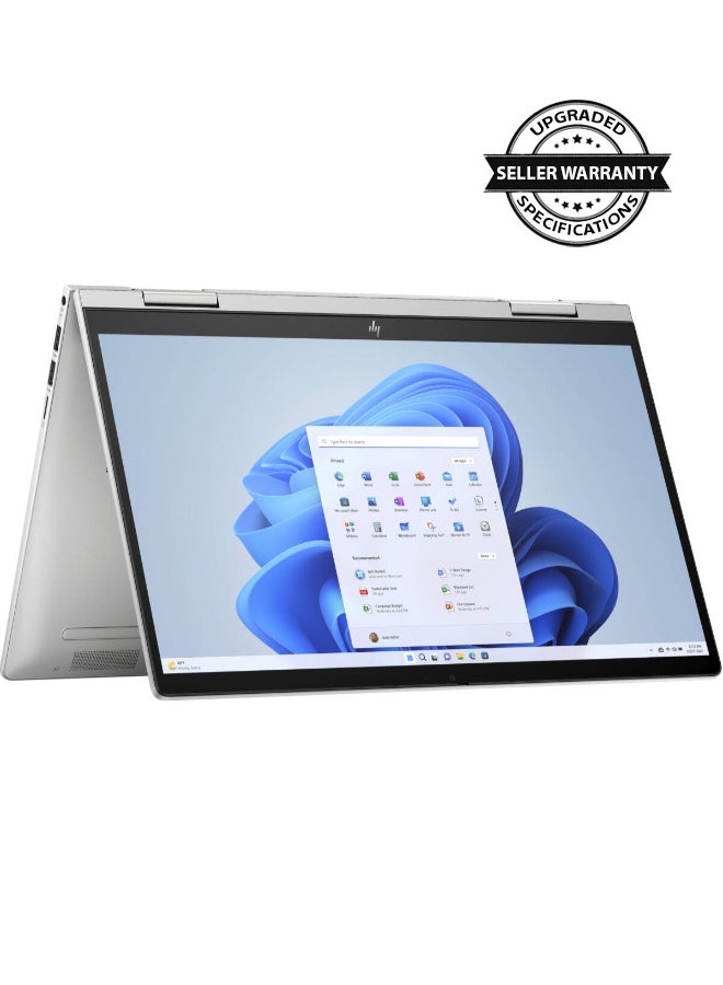 Envy X360 2-in-1 (Upgraded Version) Laptop With 14-Inch Display, Core Ultra 5 120U Processor/8GB RAM/512GB SSD/Intel UHD Graphics/Windows 11 Home English Silver