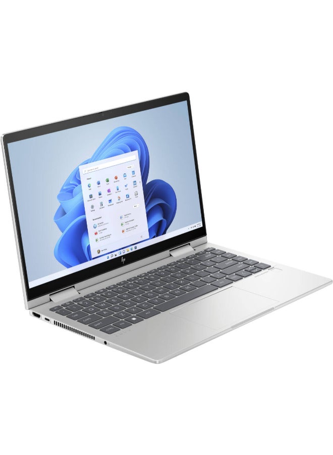 Envy X360 2-in-1 (Upgraded Version) Laptop With 14-Inch Display, Core Ultra 5 120U Processor/8GB RAM/512GB SSD/Intel UHD Graphics/Windows 11 Home English Silver