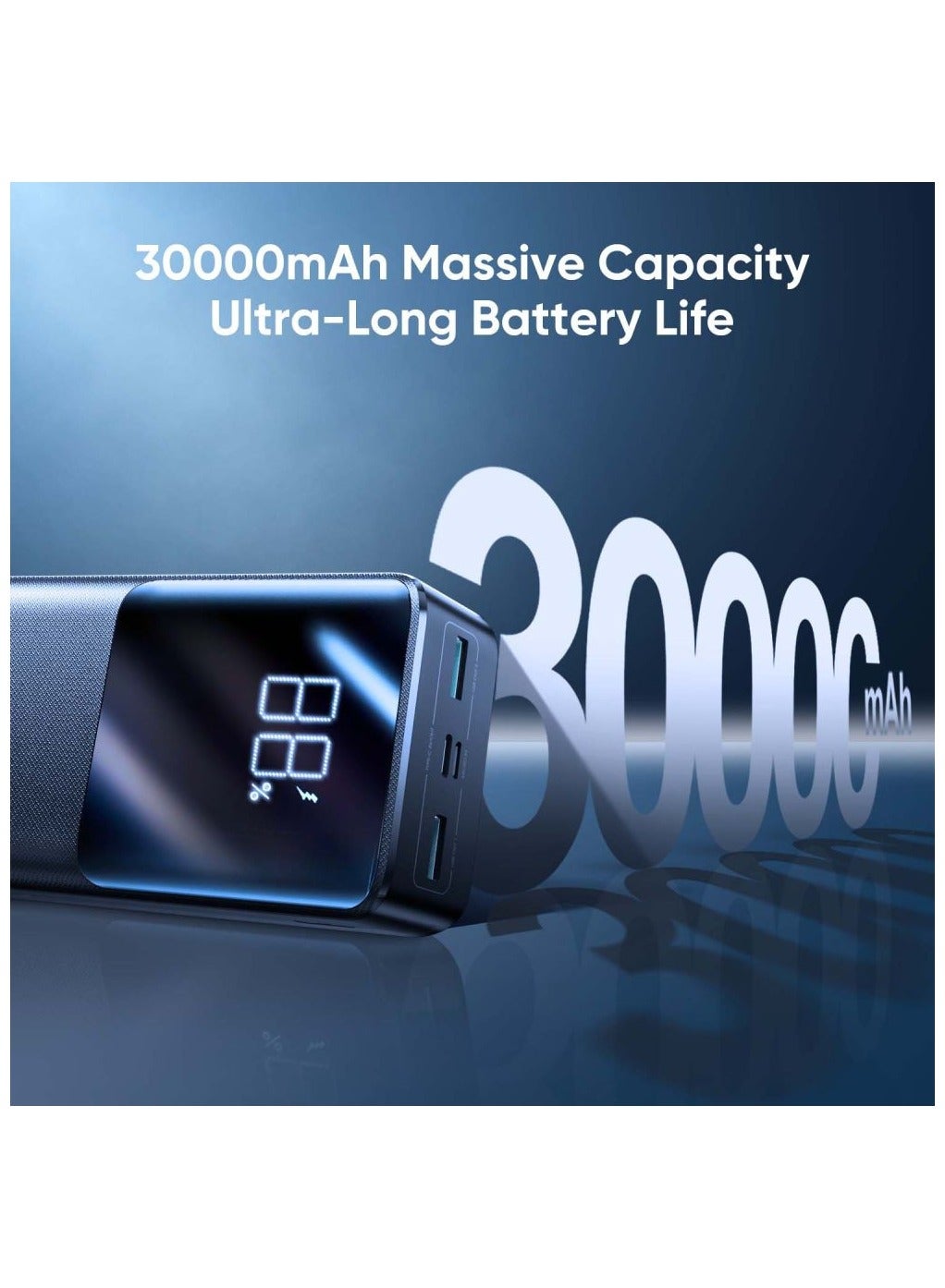 30000 mAh Powerbank joyroom JR-QP193 22.5W 30000mah Black Black
