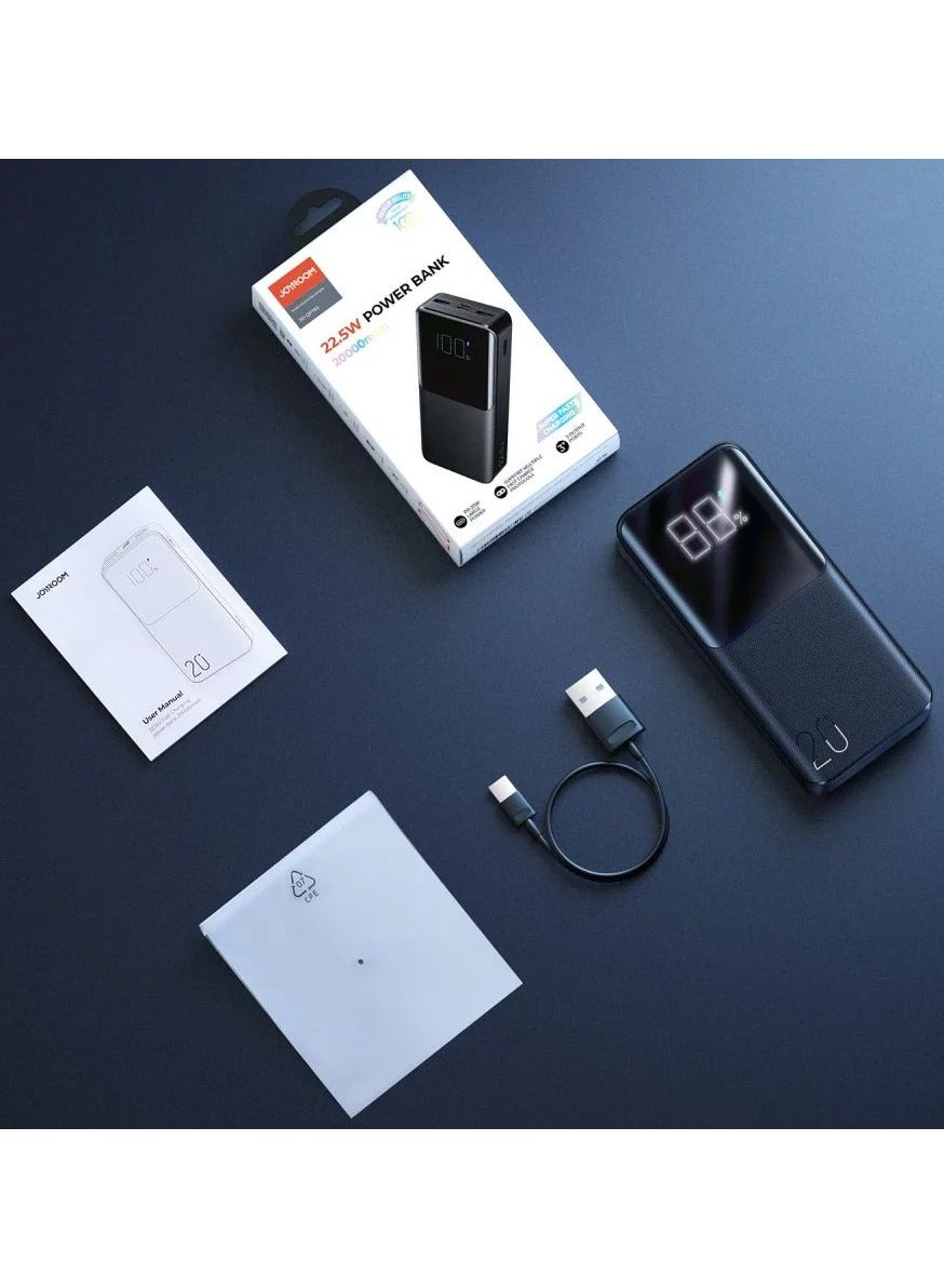 20000 mAh Powerbank joyroom JR-QP192 22.5W 20000mah Black Black