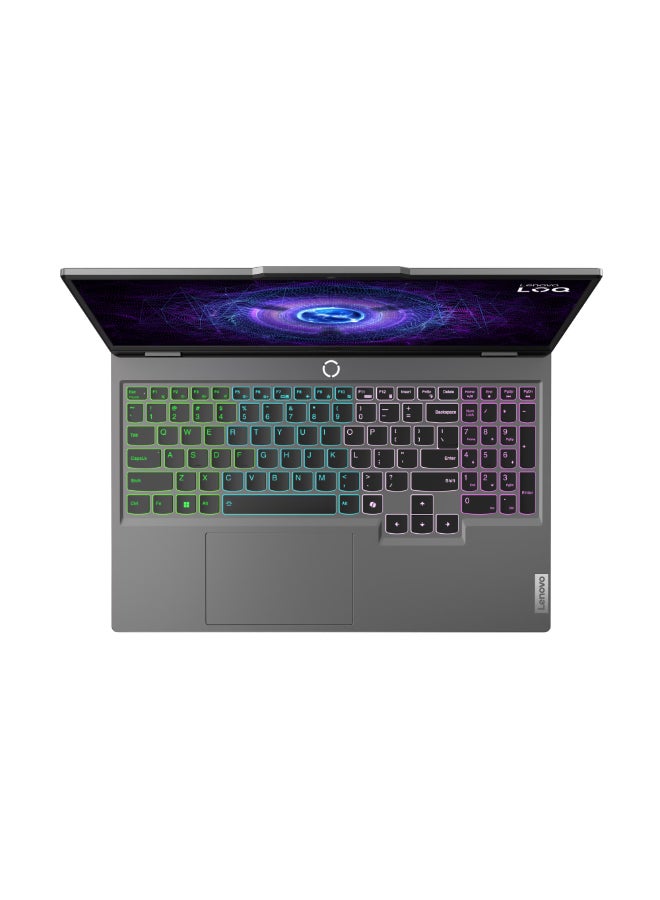 LOQ 15IRX9 Laptop With 15.6-Inch Display, Core i5-13450HX Processor/16GB RAM/512GB SSD/6GB GeForce RTX 3050 Graphics/DOS(Without Windows)/ English/Arabic Luna Grey
