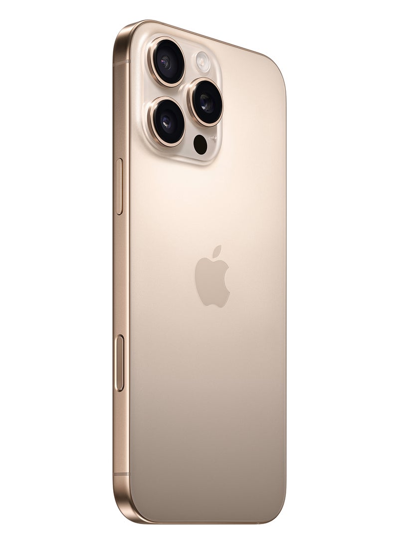iPhone 16 Pro Max 256GB Desert Titanium 5G With FaceTime - Middle East Version