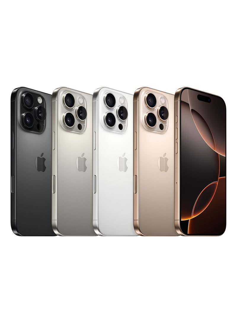 iPhone 16 Pro Max 256GB Desert Titanium 5G With FaceTime - Middle East Version