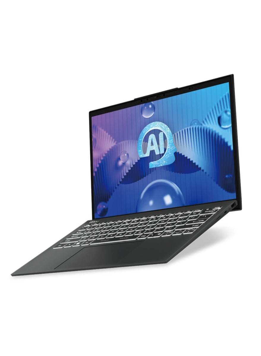 Prestige 13 AI Evo A1MG Laptop, Intel Core Ultra 7-155H Processor, 13.3 Inch 2.8k Display, 512 GB SSD, 16 GB RAM LPDDR5, Intel Arc Graphics, Win11, Stellar Grey Stellar Gray