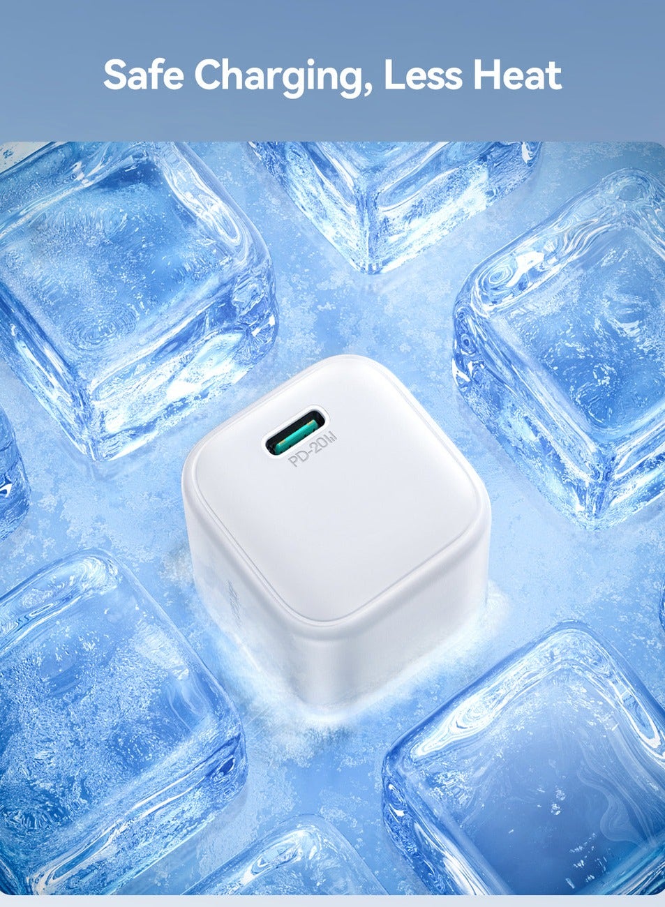 JR-TCG08 GaN PD20W mini Charger (EU) White