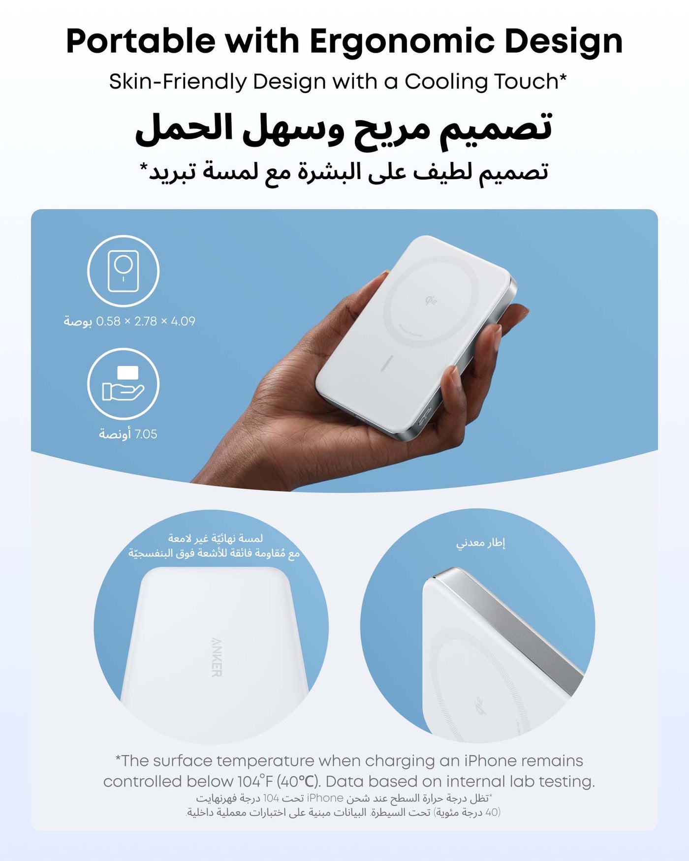 10000 mAh Anker MagGo Power Bank, Ultra Slim 10,000mAh Magnetic Battery Pack, Qi2 Certified, Portable, 15W Ultra Fast MagSafe Compatible Charger, Ergonomic Design, Only for iPhone 17/16/15/14/13/12 Series (White) White