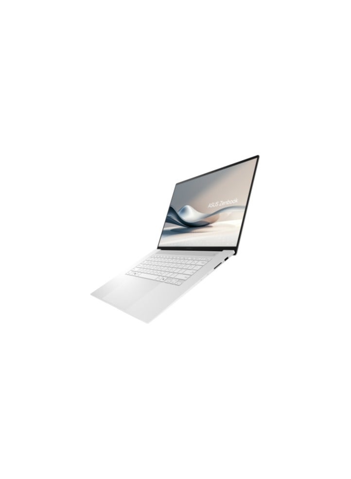 ASUS Zenbook S16 UM5606WA | AI PC AI laptop -AMD Ryzen™ AI 9 HX 370-32GB LPDDR5X on board--1x M.2 2280 PCIe 4.0x4-AMD Radeon™ 890M Graphics-16 Inch 3K (2880 x 1800) OLED 16:10 aspect ratio-Windows 11 Home English/Arabic Scandinavian White